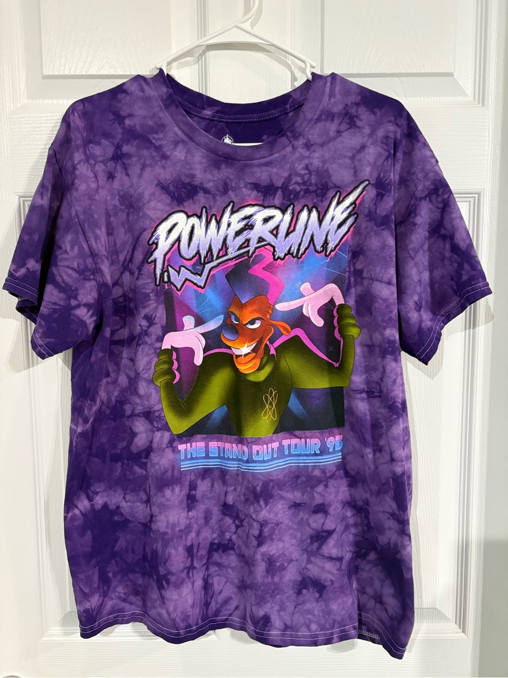 Disney Authentic Disneyland 1995 Purple Tie-Dye Graphic Tee
